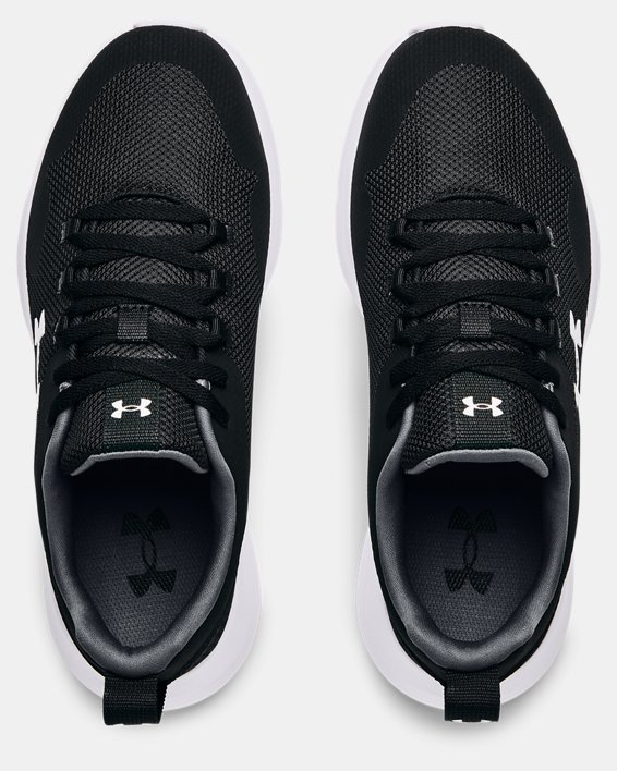 Men's UA Essential Wide (4E) Sportstyle Shoes, Black, pdpMainDesktop image number 2